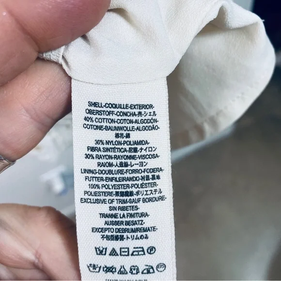 Free People Lovely in Lace off White Lace Mini Dress - Medium - Picture 9 of 9